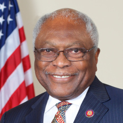 Official photo of Representative James E. Clyburn.